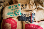 LARGE BURLAP COFFEE SACKS